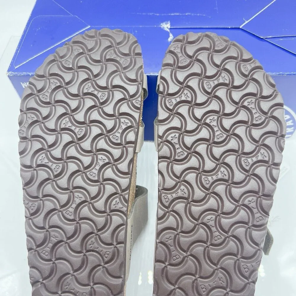 Birkenstock Mayari Birko-Flor Sandals Stone Birkibuc Mens EU 42 US 9- 9.5 R - Picture 10 of 12